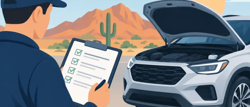 Arizona Salvage Title Inspection Checklist